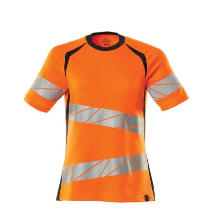 ACCELERATE SAFE T-SHIRT HI-VIS ORANGE/DARK NAVY(2XL(1 PCS.))