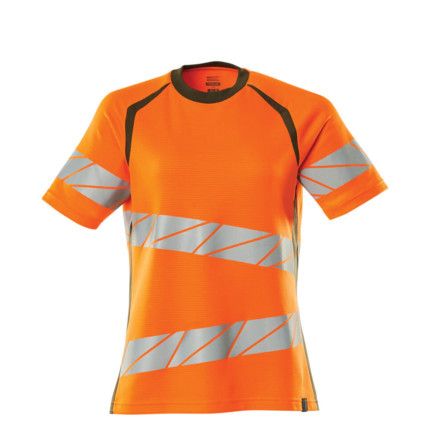 ACCELERATE SAFE T-SHIRT HI-VIS ORANGE/MOSS GREEN(2XL(1 PCS.))