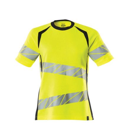 ACCELERATE SAFE T-SHIRT HI-VIS YELLOW/DARK NAVY(2XL(1 PCS.))