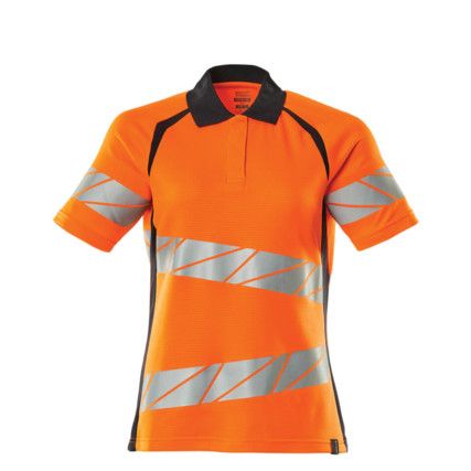 ACCELERATE SAFE POLO SHIRT HI-VIS ORANGE/DARKNAVY (3XL(1 PCS.))