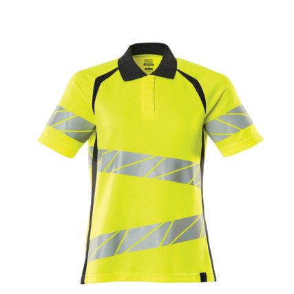 ACCELERATE SAFE POLO SHIRT HI-VIS YELLOW/DARKNAVY (2XL(1 PCS.))