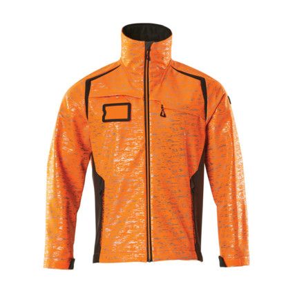 ACCELERATE SAFE SOFTSHELL JACKET HI-VISORANGE/DARK ANTHRACITE (S)