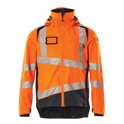 ACCELERATE SAFE OUTER SHELL JACKET HI-VISORANGE/DARK NAVY (S)