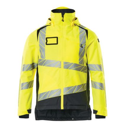 ACCELERATE SAFE WINTER JACKET HI-VIS YELLOW/DARKNAVY (S)