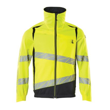 ACCELERATE SAFE JACKET HI-VIS YELLOW/DARK NAVY(S)