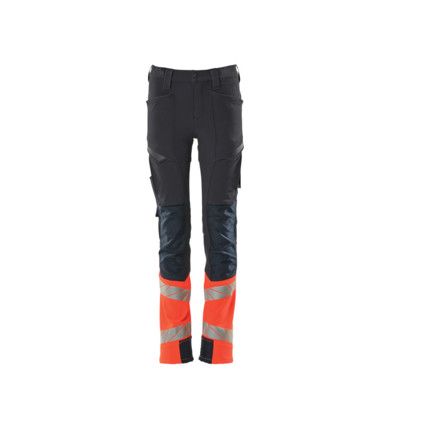 ACCELERATE SAFE TROUSERS FOR CHILDREN DARKNAVY/HI-VIS RED (116)