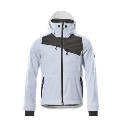 OUTER SHELL JACKET WHITE/DARK ANTHRACITE (S)