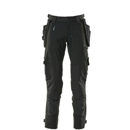 TROUSERS WITH HOLSTER POCKETS BLACK (L30W30.5)