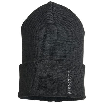 KNITTED HAT BLACK (ONE)