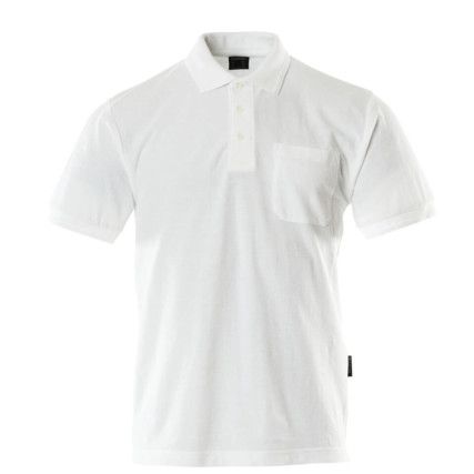 BORNEO POLO SHIRT WITH CHEST POCKET WHITE (2XL)