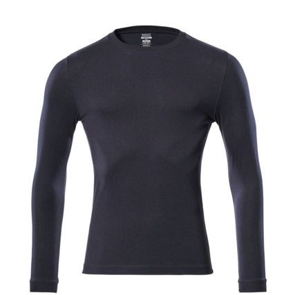 T-SHIRT, LONG-SLEEVED DARK NAVY (L)