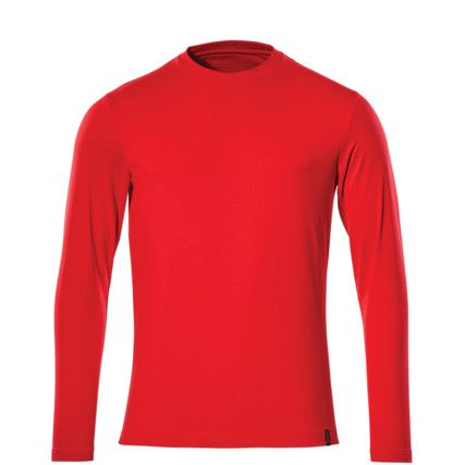 T-SHIRT, LONG-SLEEVED TRAFFIC RED (5XL(1 PCS.))