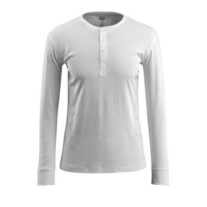 PELHAM T-SHIRT, LONG-SLEEVED WHITE (S)