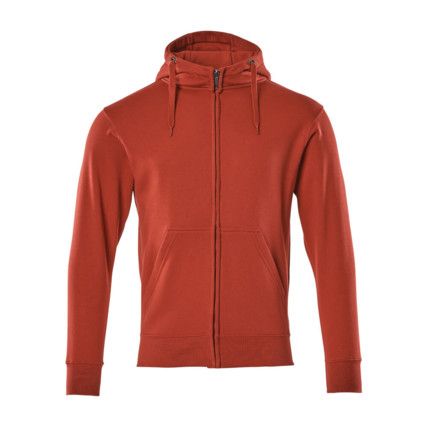 GIMONT HOODIE WITH ZIPPER RED (XS)