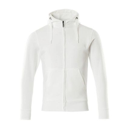 GIMONT HOODIE WITH ZIPPER WHITE (XS)