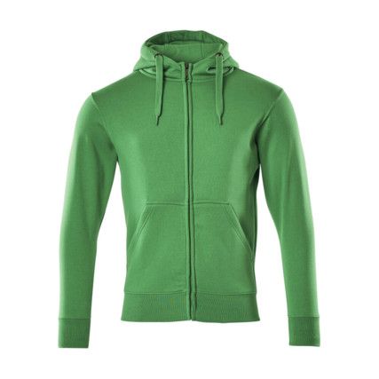 GIMONT HOODIE WITH ZIPPER GRASS GREEN (XS)