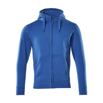 GIMONT HOODIE WITH ZIPPER AZURE BLUE (S)