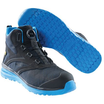 SAFETY BOOT BLACK/ROYAL (6.5)