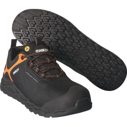 SAFETY SHOE BLACK/HIGH-VISIBILITYHI-VIS ORANGE (3.5)