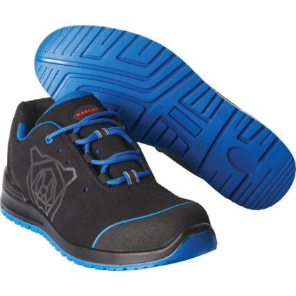 SAFETY SHOE BLACK/ROYAL (2.5)