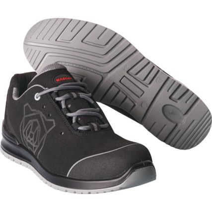 SAFETY SHOE BLACK/LIGHT GREY (2.5)