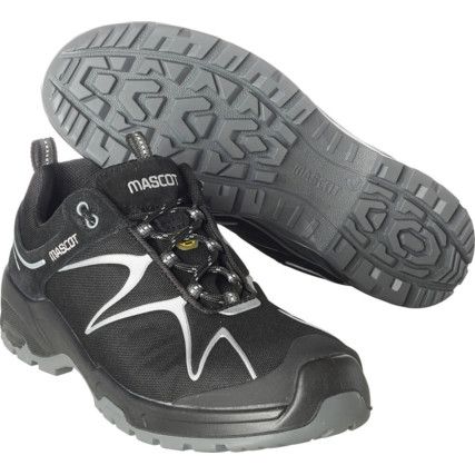 SAFETY SHOE BLACK/SILVER (L2.5)