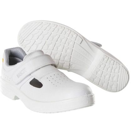 SAFETY SANDAL WHITE (M6.5)