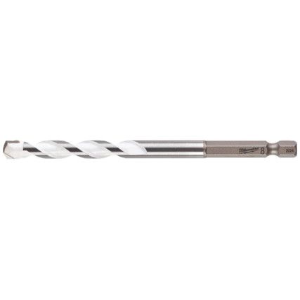 1/4"HEX; MULTI MATERIAL DRILL 8x120mm