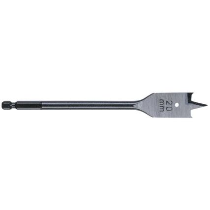 1/4"HEX; FLAT DRILL/BORING BIT 20x160mm