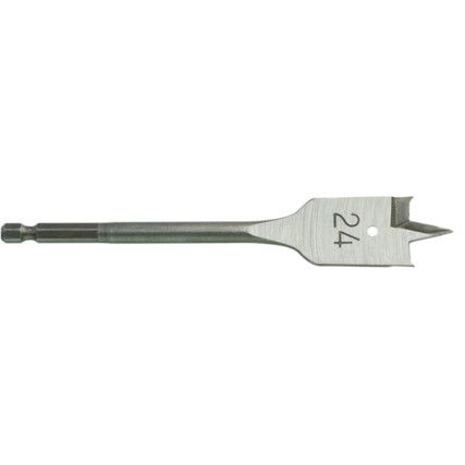 1/4"HEX; FLAT DRILL/BORING BIT 24x160mm