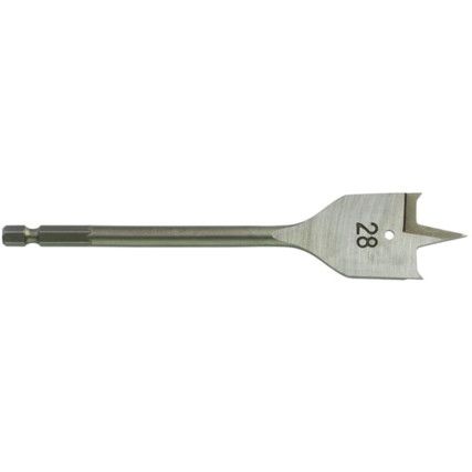 1/4"HEX; FLAT DRILL/BORING BIT 28x160mm