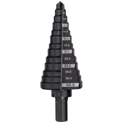 STEP DRILL BIT M6-M32