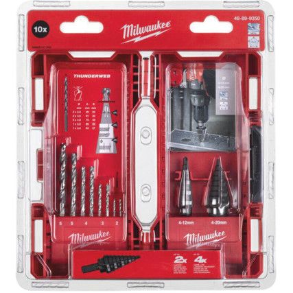 STEP DRILL & THUNDERWEB DRILL COMBO SET (10PC)