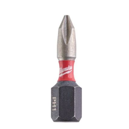 1/4"HEX; SHOCKWAVE IMPACT DUTY DRIVER BIT PH1x25mm (PK-2)