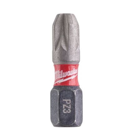 1/4"HEX; SHOCKWAVE IMPACT DUTY DRIVER BIT PZ3x25mm (PK-2)