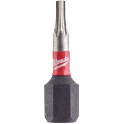 1/4"HEX; SHOCKWAVE IMPACT DUTY DRIVER BIT TX8x25mm (PK-2)