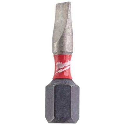 1/4"HEX; SHOCKWAVE IMPACT DUTY DRIVER BIT SL0T 0.6x4.5x25mm (PK-2)