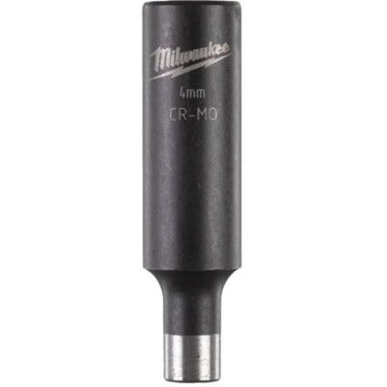 1/4"SQ DRIVE; SHOCKWAVE IMPACT SOCKET 4mm DEEP