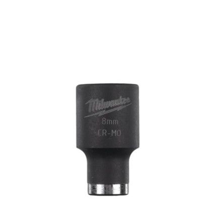 3/8"SQ DRIVE; SHOCKWAVE IMPACT SOCKET 8mm STD