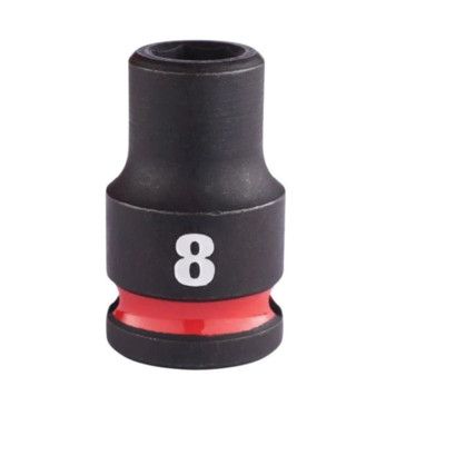 3/8"SQ DRIVE; SHOCKWAVE IMPACT SOCKET 8mm STD-II