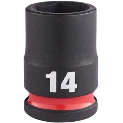 3/8"SQ DRIVE; SHOCKWAVE IMPACT SOCKET 14mm STD-II