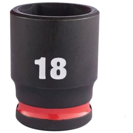 3/8"SQ DRIVE; SHOCKWAVE IMPACT SOCKET 18mm STD-II