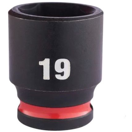 3/8"SQ DRIVE; SHOCKWAVE IMPACT SOCKET 19mm STD-II