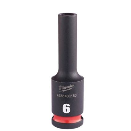 3/8"SQ DRIVE; SHOCKWAVE IMPACT SOCKET 6mm DEEP-II