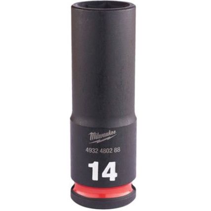 3/8"SQ DRIVE; SHOCKWAVE IMPACT SOCKET 14mm DEEP-II