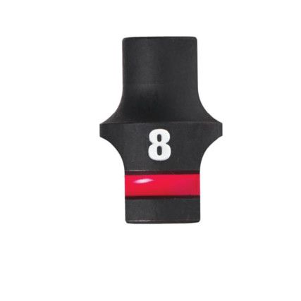 1/2"SQ DRIVE; SHOCKWAVE IMPACT SOCKET 8mm STD-II