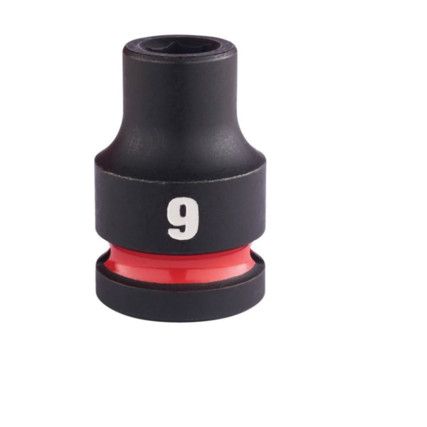 1/2"SQ DRIVE; SHOCKWAVE IMPACT SOCKET 9mm STD-II