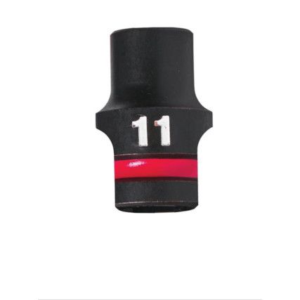 1/2"SQ DRIVE; SHOCKWAVE IMPACT SOCKET 11mm STD-II