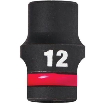 1/2"SQ DRIVE; SHOCKWAVE IMPACT SOCKET 12mm STD-II