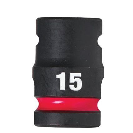 1/2"SQ DRIVE; SHOCKWAVE IMPACT SOCKET 15mm STD-II